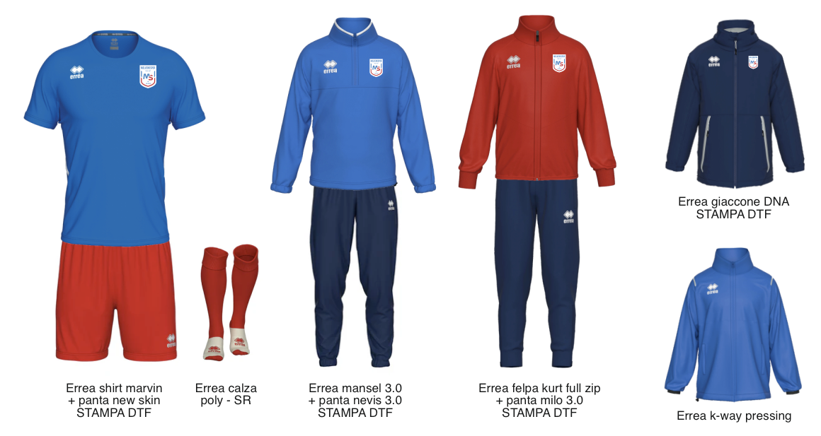 Kit Esordienti, pulcini, giovanissimi